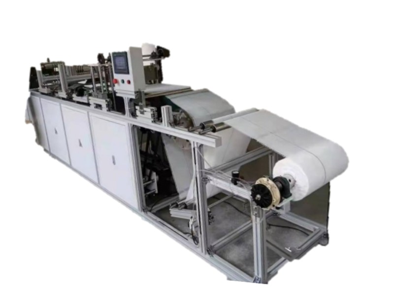Draw-edge gauze folding machine